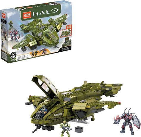 Mega Construx Halo Infinite Vehicle - Pelican Inbound, Stacking Blocks - Amazon Canada