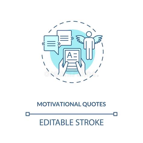 Motivational Quotes Concept Icon Stock Vector - Illustration of mind, graphic: 213348721