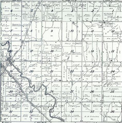 1922 Gage Co., NE Atlas Plat Map