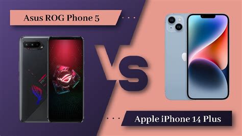 Asus ROG Phone 5 Vs Apple iPhone 14 Plus - Full Comparison [Full Specifications] - YouTube