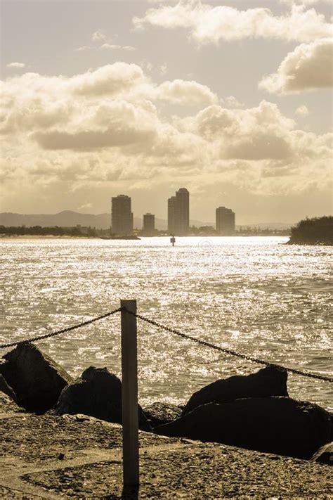 The Spit, Gold Coast stock image. Image of coastal, view - 120025973