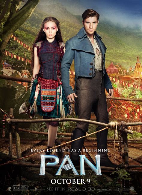 PAN movie posters feature the cast in various poses on various ...