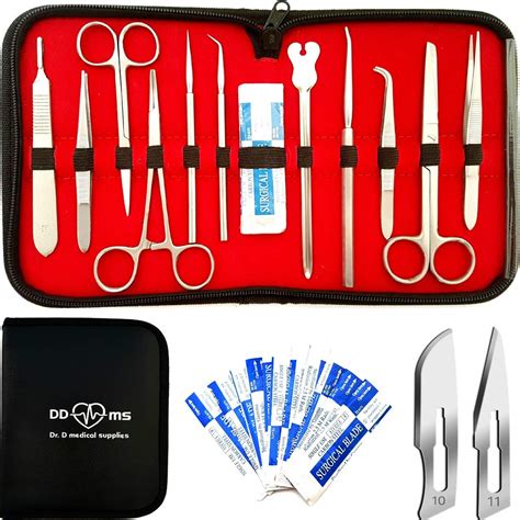 Buy 22 Pcs Advanced Dissection Kit For Anatomy and Biology Medical Students With Scalpel Handle ...