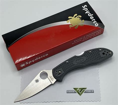 Edged Tools | Spyderco Delica Flat - Gray