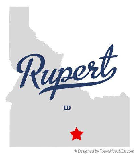 Map of Rupert, ID, Idaho