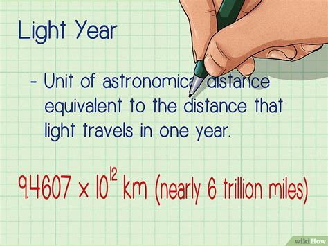 Come Calcolare l'Anno Luce: 10 Passaggi (Illustrato)