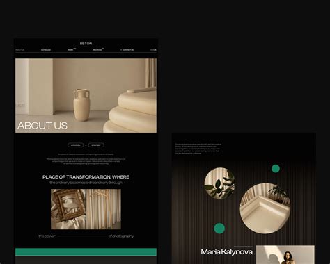 Beton – Website Design on Behance