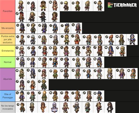 Octopath Traveler COTC All playable characters (Sprites) Tier List ...