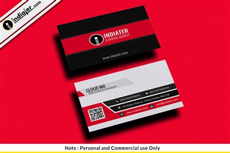 Personal Business Cards Free PSD Templates - Indiater