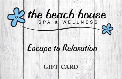 Online Gift Cards | The Beach House Spa