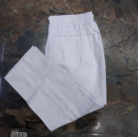 Cotton White School Uniform Pant, Size: Medium at Rs 150/piece in Agra | ID: 2849733655562