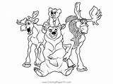 Brother Bear 2 Coloring Page For Kids  Free Printable sketch template