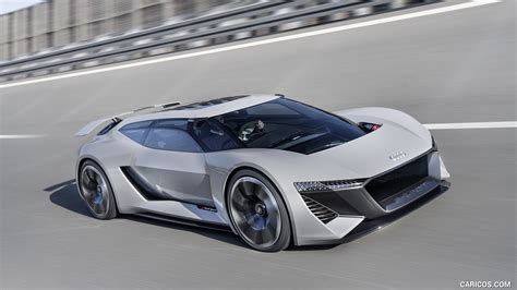 2018 Audi PB18 e-tron Concept (Color: Circuit Grey) - Front Three-Quarter | Caricos