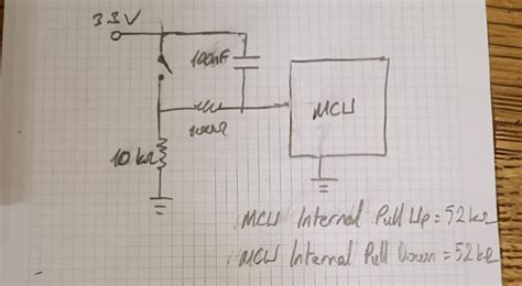 Is this proper circuit for button application? What is the debounce ...