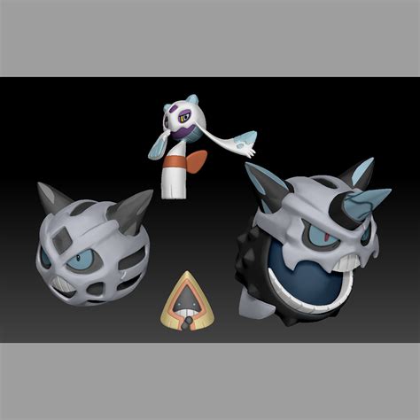 STL file Pokemon Snorunt Froslass Glalie Mega Evolution・3D printer ...