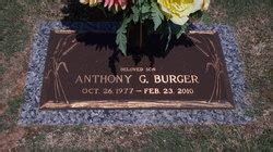 Anthony G Burger (1977-2010) - Find a Grave Memorial