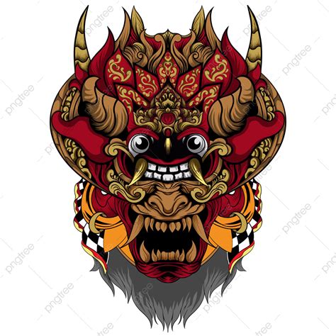 Download Balinese Art Bali Barong T Shirt Drawing Clipart Barong Bali Png Transparent Png Png ...