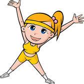 aerobics cartoon - Clip Art Library