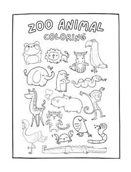 zoo coloring page printable free by stephen joseph gifts zoo animal coloring pages z zoo ...