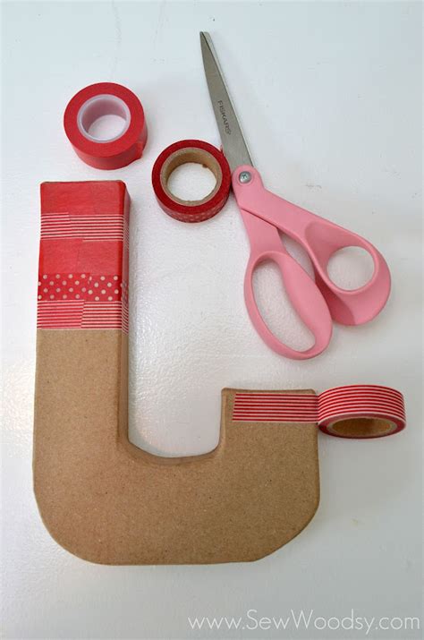 Washi Tape Joy Letters - Sew Woodsy