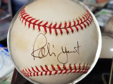 Robin Yount Autograph Auto Signed Official Rawlings AL Baseball PSA ...