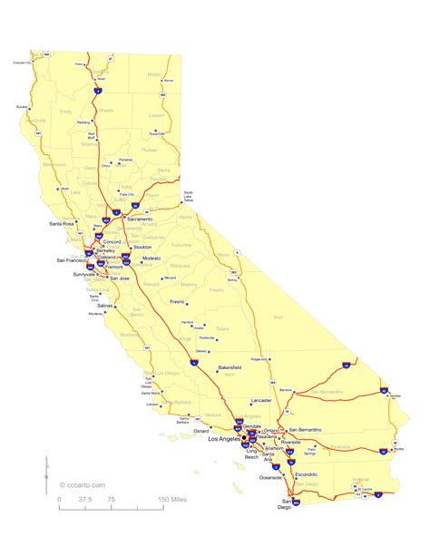 Crítica Productivo Estadístico california road map Abstracción ...