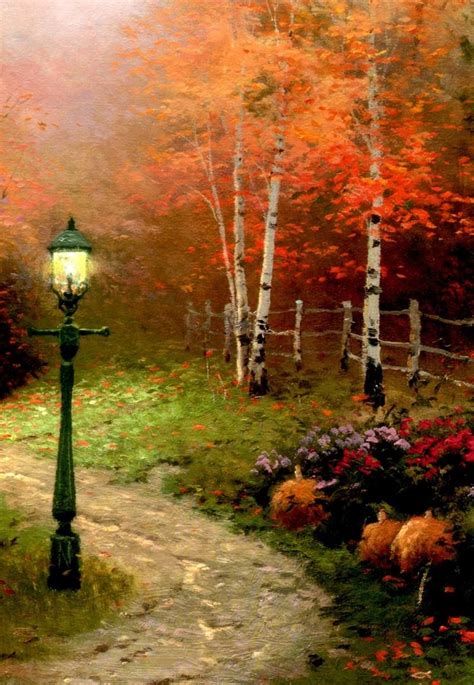 Thomas Kinkade, FALL - Google Search | Thomas kinkade paintings, Thomas kinkade art, Landscape ...