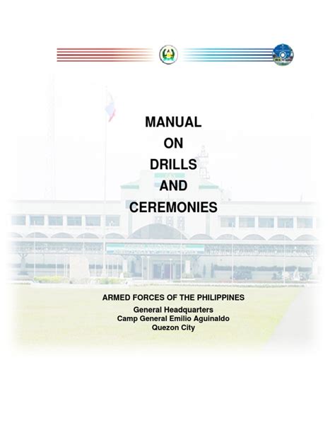 Manual on Drills and Ceremonies | Company (Military Unit) | Military ...