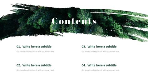 Forest PowerPoint Templates Multipurpose Design