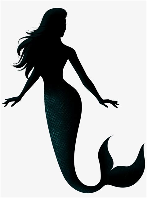 Mermaid Png - Transparent Mermaid Silhouette Png Transparent PNG ...