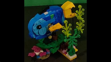 Building Fish from Lego Creator Exotic Parrot 3 in 1 - YouTube