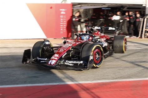 Alfa Romeo first to get 2023 F1 car on track - The Race