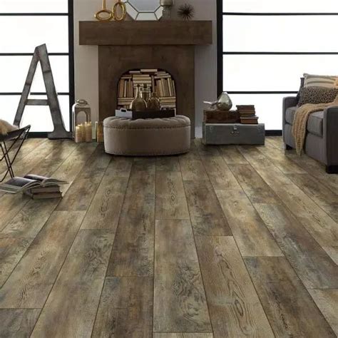 Shaw Primavera 7 in. W Ginger Click Lock Luxury Vinyl Plank Flooring ...