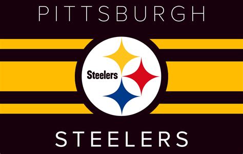 Download Pittsburgh Steelers Logo And Flag Wallpaper | Wallpapers.com