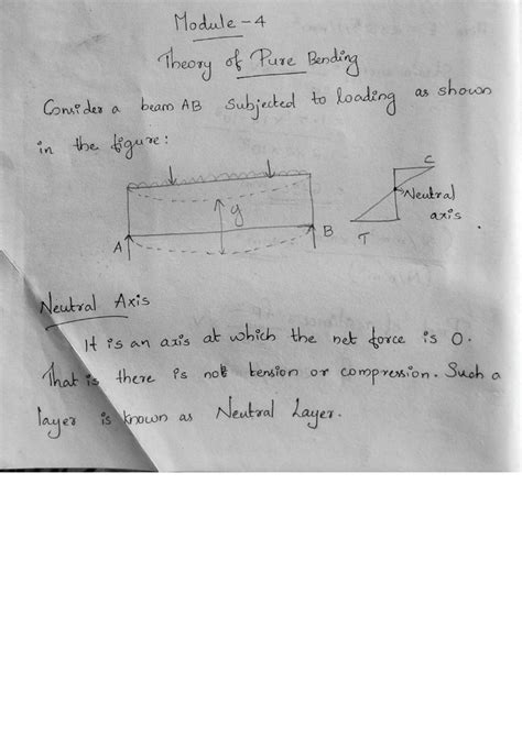 SOLUTION: Theory of pure bending - Studypool