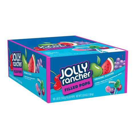 JOLLY RANCHER, FILLED LOLLIPOPS, Assorted Fruit Flavored Hard Candy ...