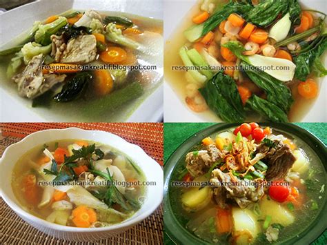 RESEP ANEKA MASAKAN BERKUAH BENING & SANTAN PRAKTIS - Aneka Resep Masakan Sederhana Kreatif