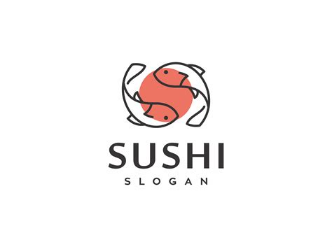 sushi logo design by Genetypeco on Dribbble
