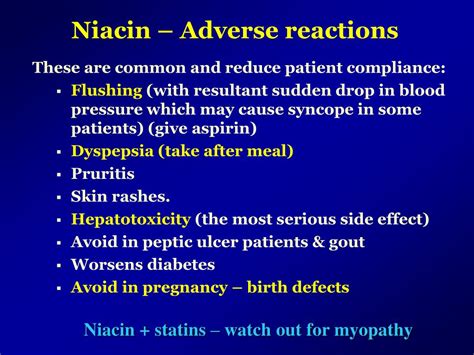 What is niacin side effects: Vitamin B3 (Niacin) Information | Mount ...