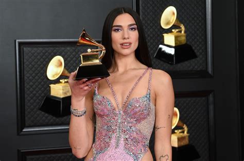 The story behind Dua Lipa's Grammys afterparty dress