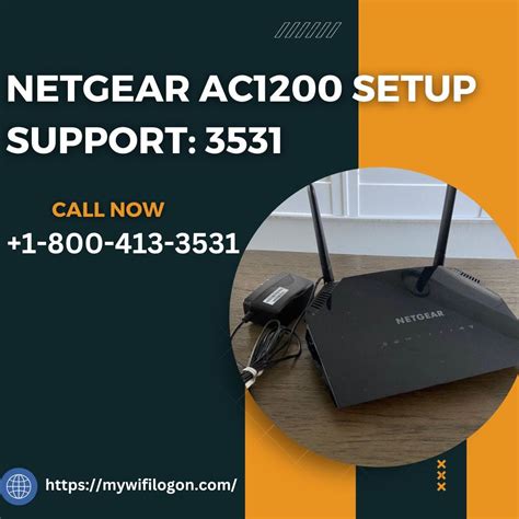 Netgear AC1200 Setup Support: Call +1–800–413–3531 - Mynetgearwifilogon ...