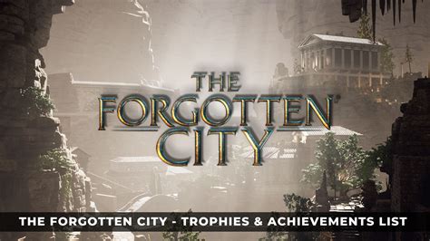 The Forgotten City - Trophies & Achievements List - KeenGamer