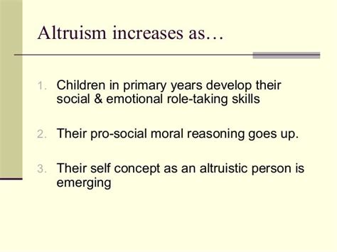 Altruism