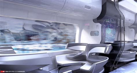 ArtStation - Future Train Interior 2, Edon Guraziu Futuristic City ...