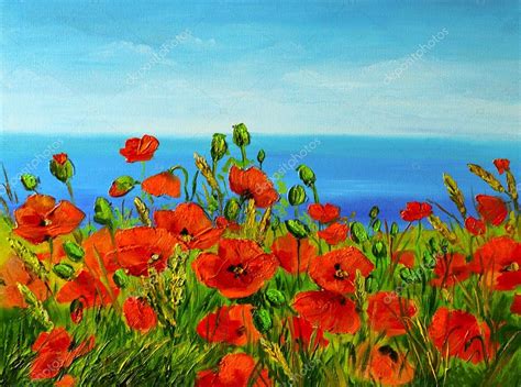 Poppy Fields Painting