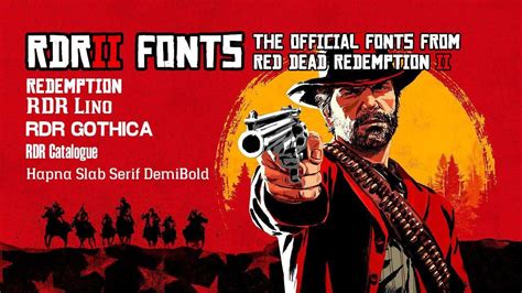 Red Dead Redemption 2 - Fonts (Cyrillic, Latin) | Red Dead Redemption 2 | Mods.club