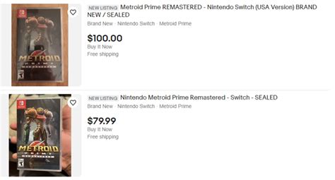 Metroid Prime Remastered is currently going for $70-$100 on eBay | GoNintendo