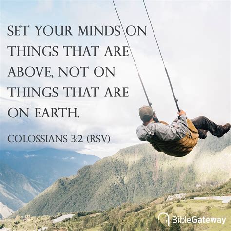 Colossians 3:2 | Colossians, Colossians 3 2, Daily bible verse