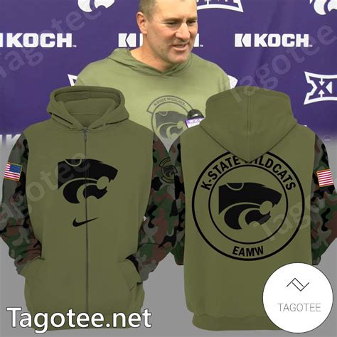 Kansas State Wildcats Football Camo 2023 Hoodie - Tagotee