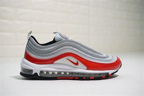 Nike Air Max 97 Metallic Silver/University Red 921826-009